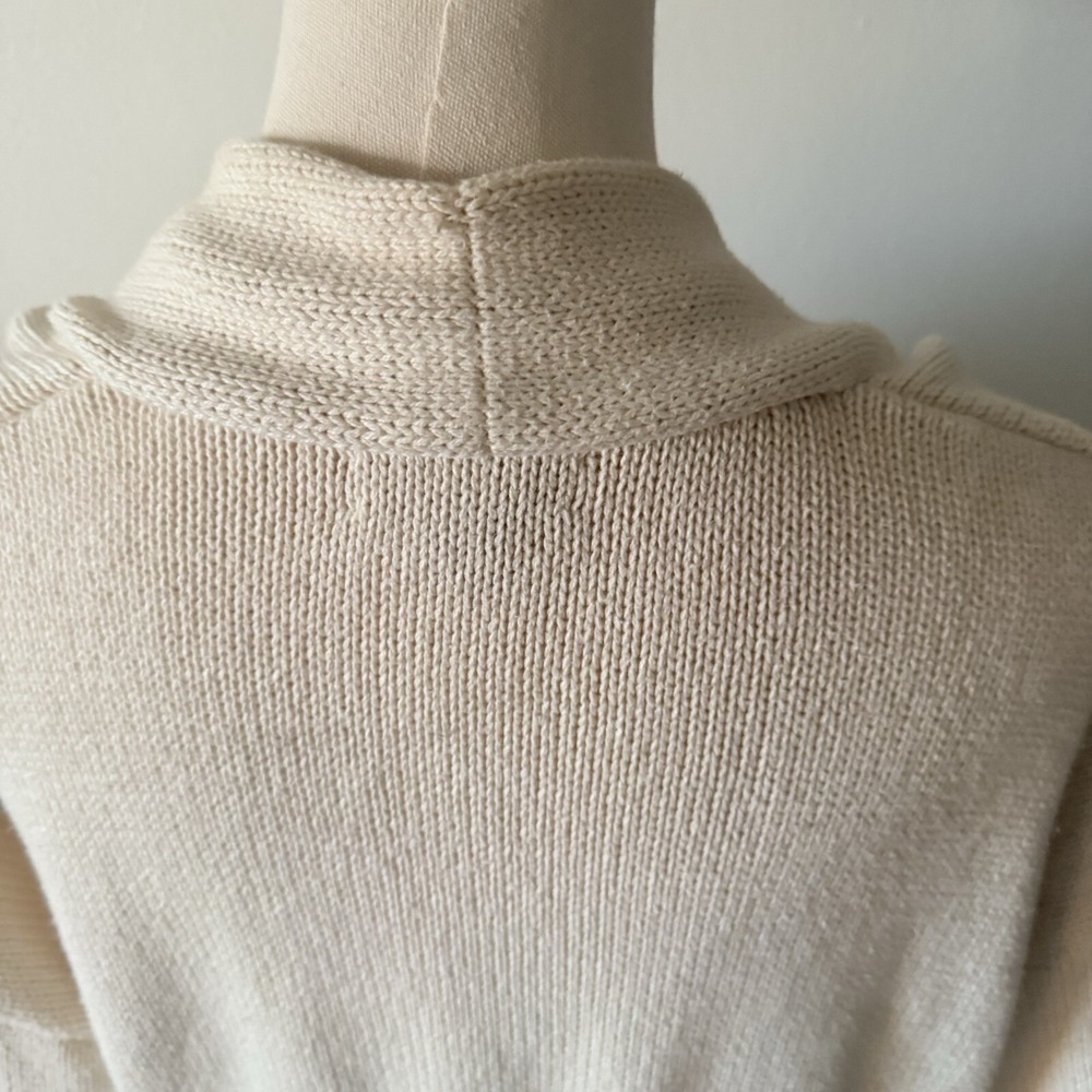 J Crew Point Su Women's Longline Cardigan Southwest Cotton XS Jacquard Knit Open - Picture 10 of 14
